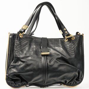 Jimmy Choo Alex Black Leather Hobo